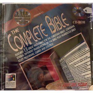 The Complete Bible (CD-Rom, 1994, Micro Star) Brand New Sealed